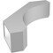 Ekena Millwork 6-in. W x 24-in. D x 30-in. H Legacy Architectural Grade PVC Knee Brace BRCP06X24X30LEC - alternate 6